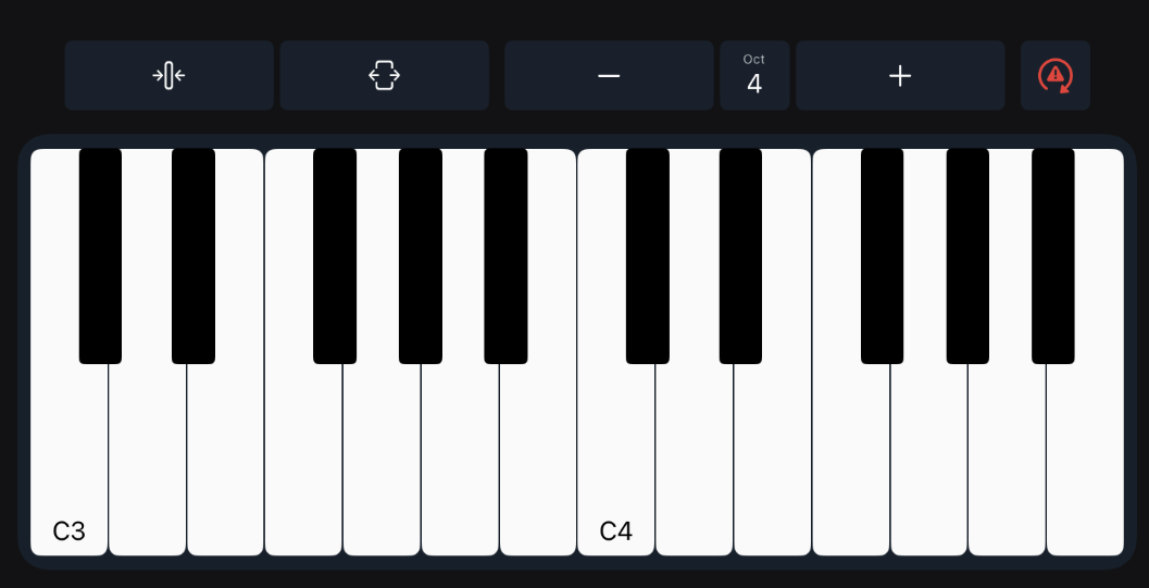 iPad Keyboard Section